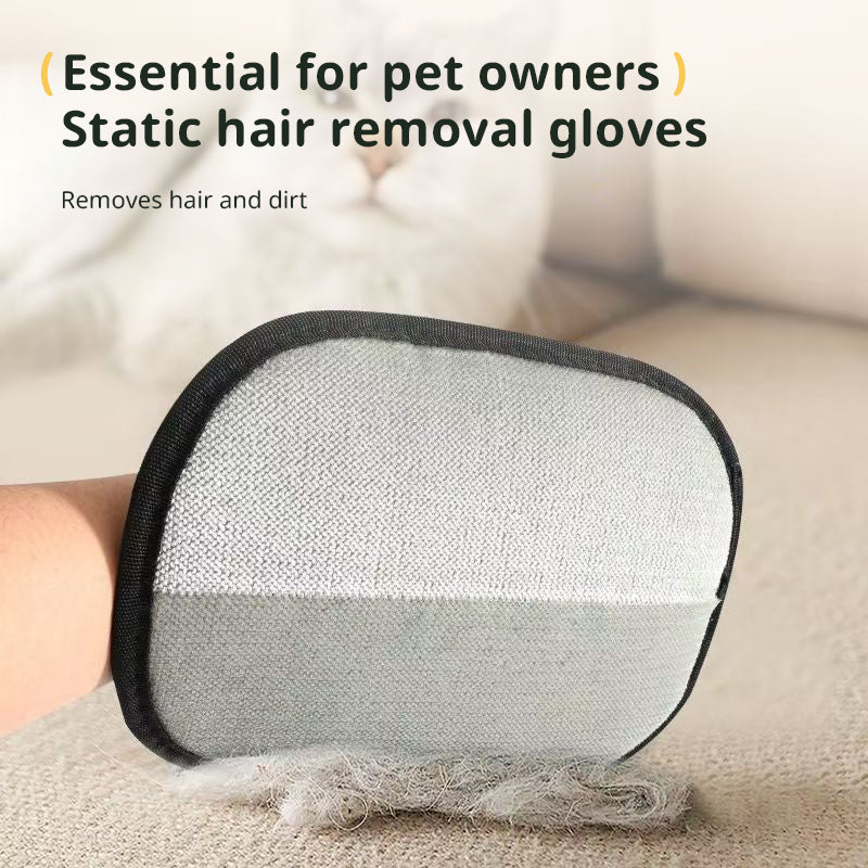 Static Pet Hair Removal Gloves